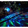 Outdoor Solar Colorful Revolving LED Projector Lamp